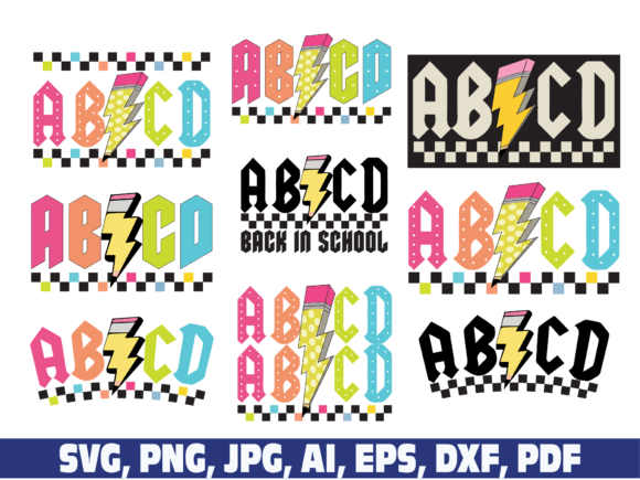 ABCD Teacher PNG: First Day Graphics for Crafts
