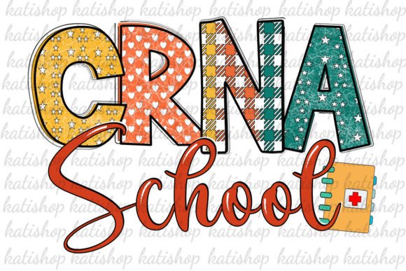 CRNA School Western Plaid Graphics & Crafts