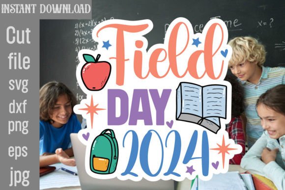 Field Day 2024 SVG Cut File: Graphics for Crafts