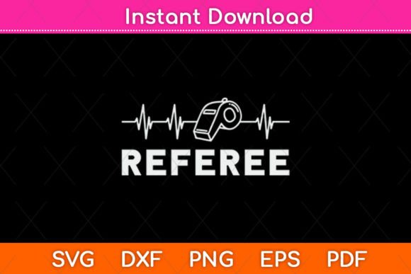 Heartbeat Referee SVG: Graphics for Crafts