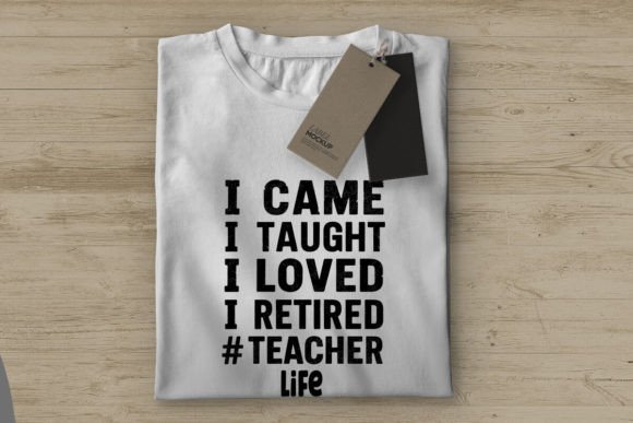 Retired Teacher Graphics for Crafts