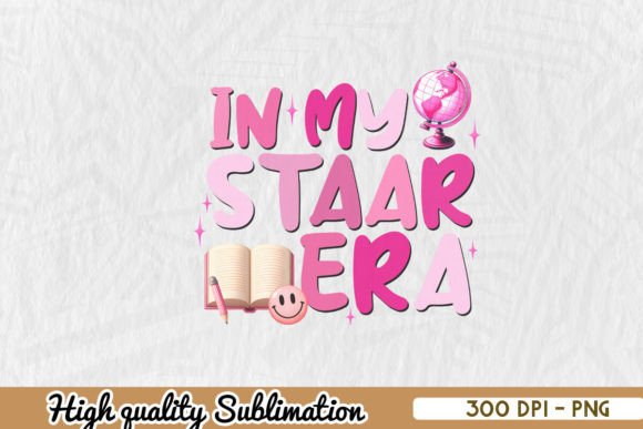 Review: Retro Cute Staar Era Teacher Sublimation Design