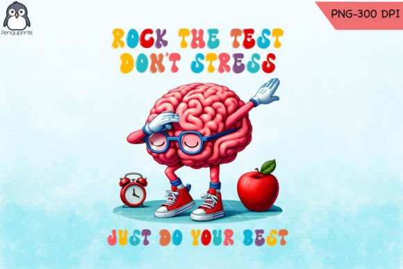 Rock the Test Teacher Graphics for Crafts