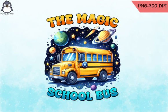 The Magic School Bus PNG for Crafts & Graphics