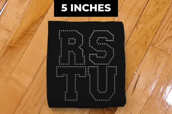 Varsity Rhinestone SVG for Crafts Graphics