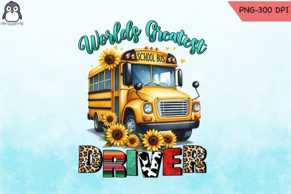 World s Greatest School Bus PNG for Crafts & Graphics